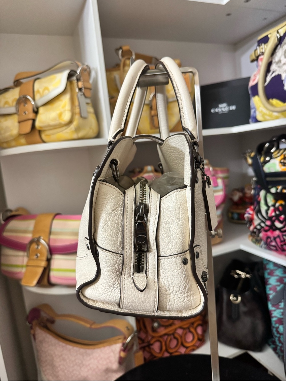 Coach Mercer 24 Satchel with Bandana Rivets - Picture 4 of 12